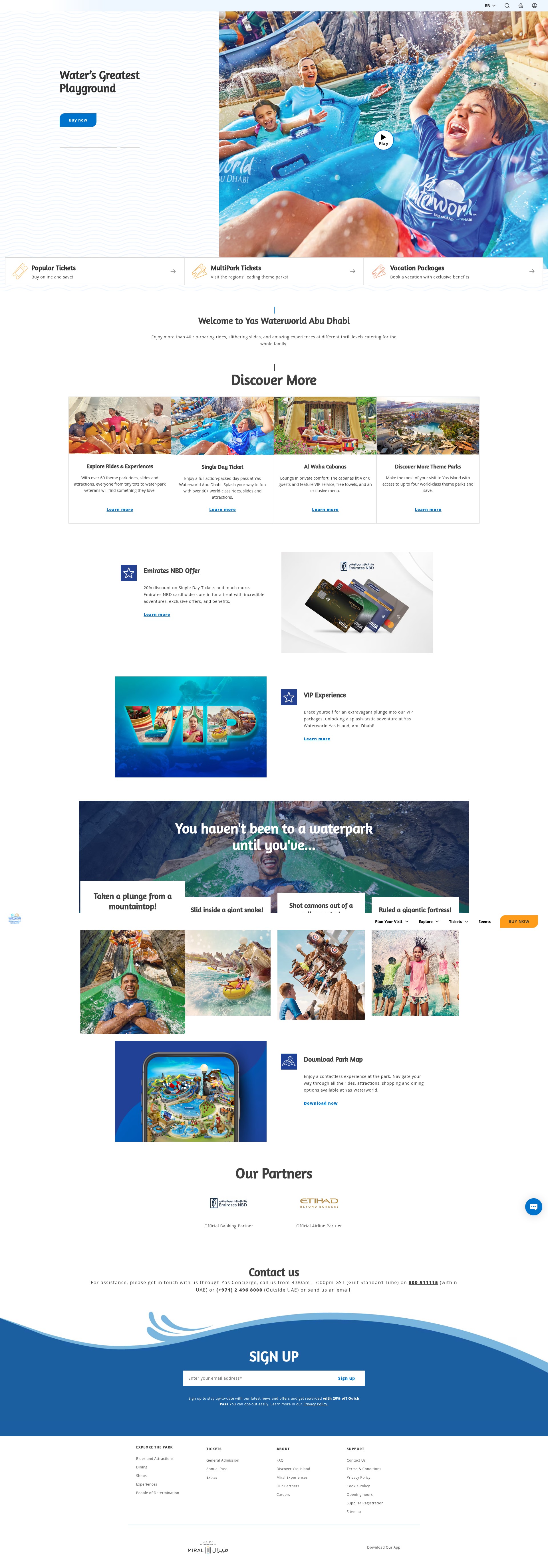 Screenshot of yaswaterworld.com