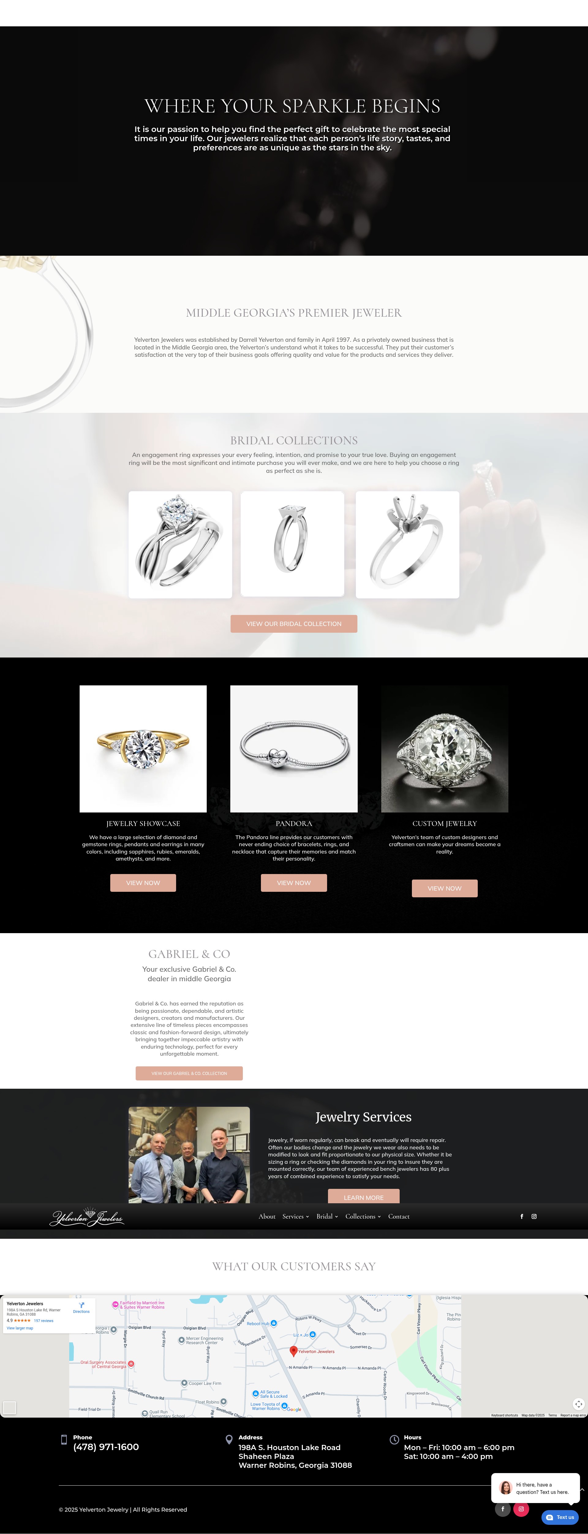 Screenshot of yelvertonjewelry.com