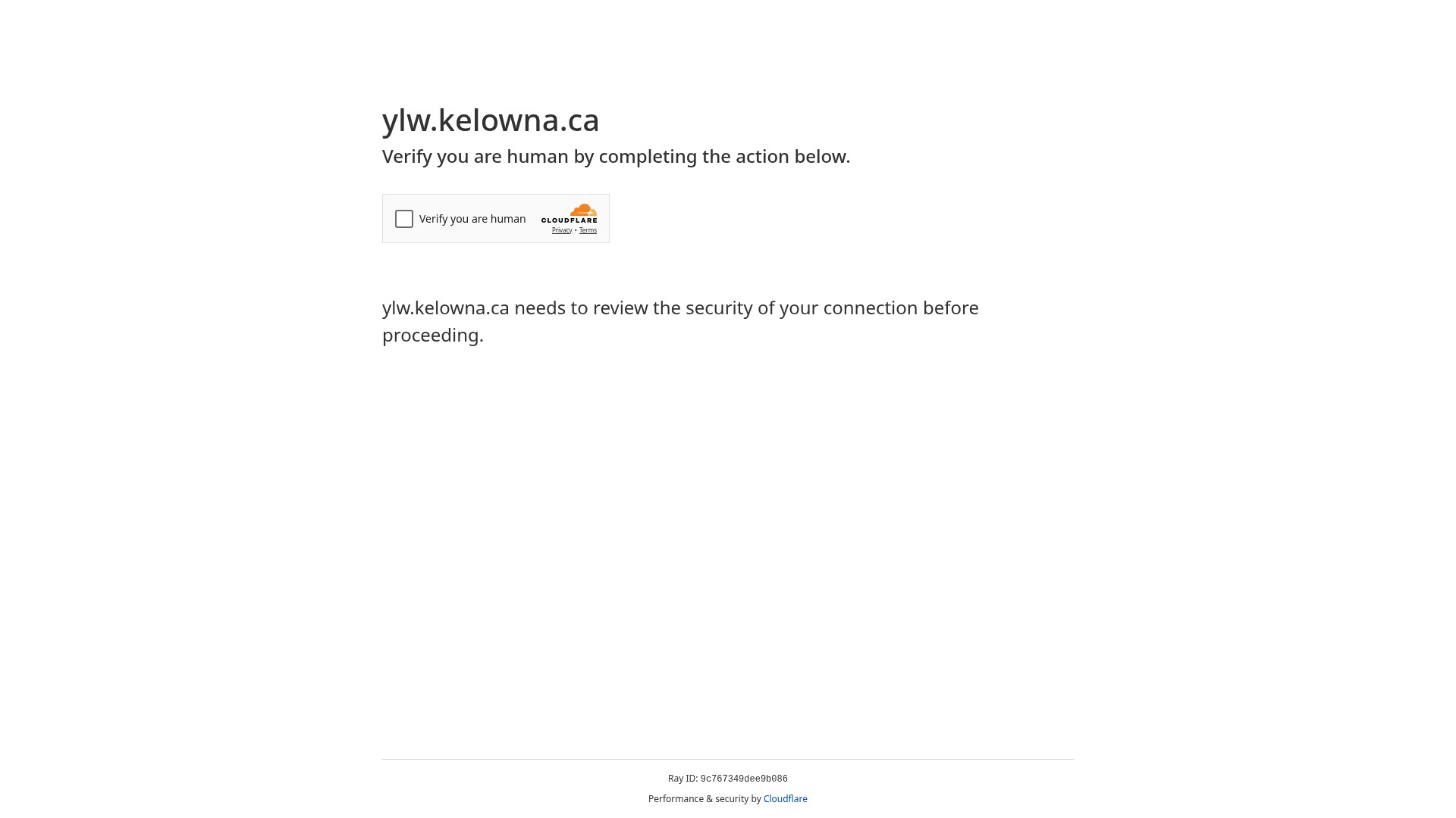 Screenshot of ylw.kelowna.ca