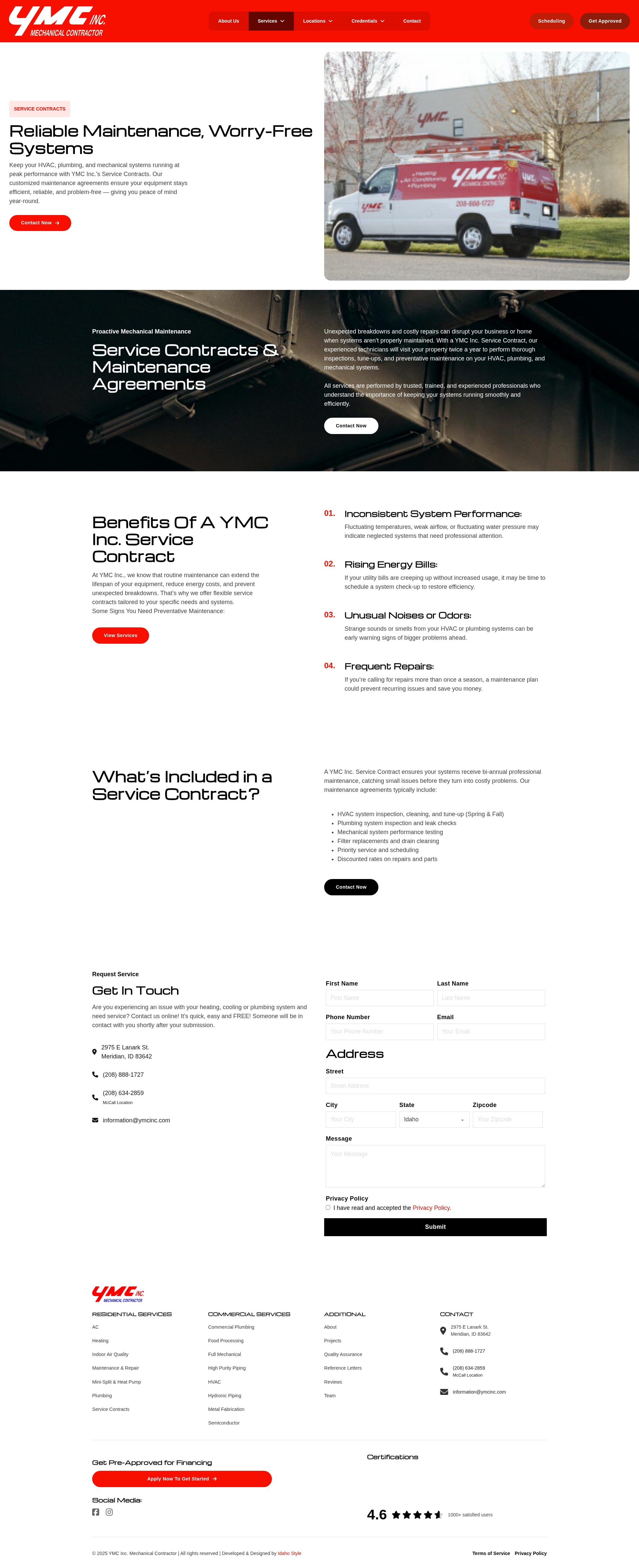 Screenshot of ymcinc.com