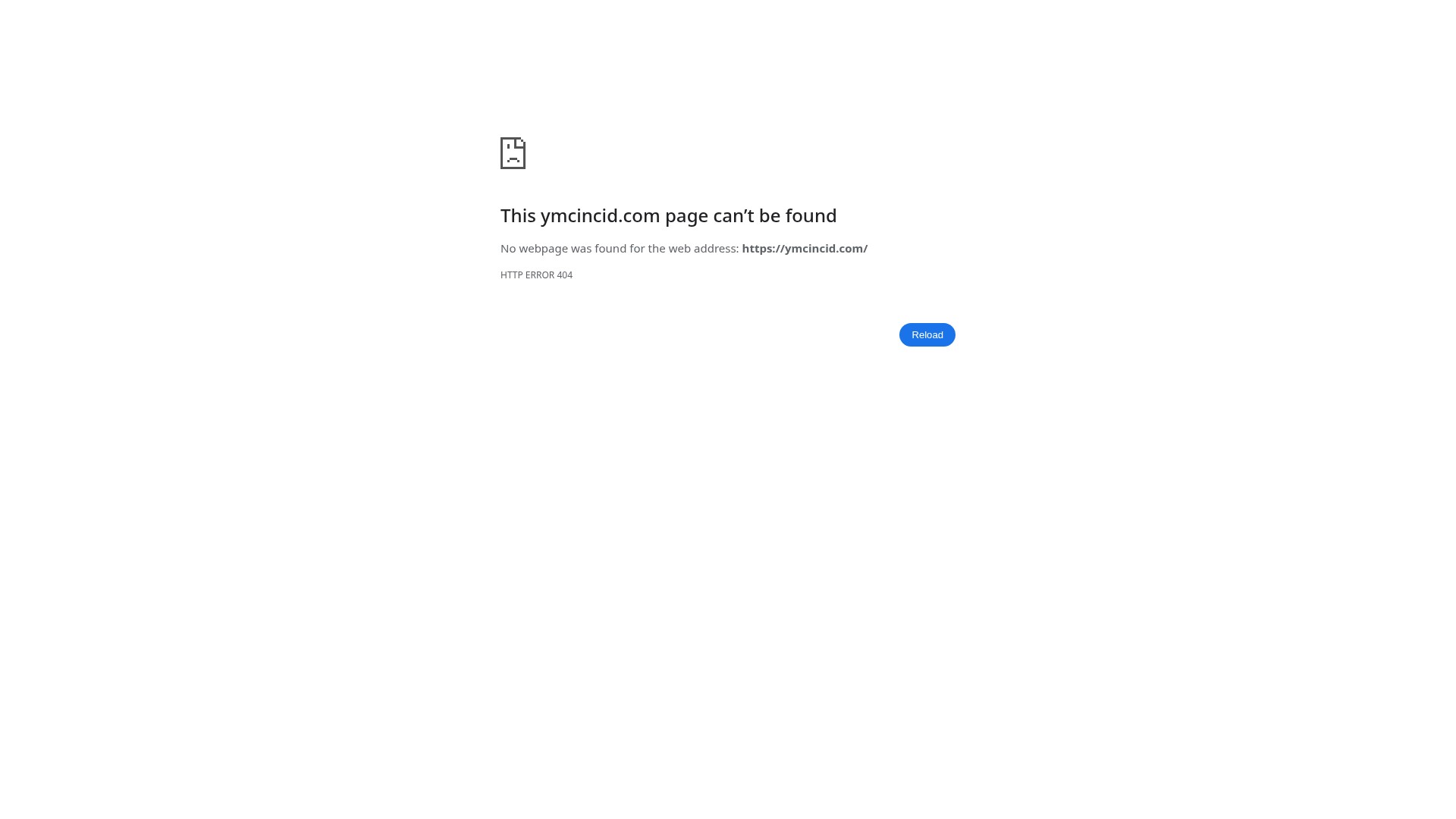 Screenshot of ymcincid.com