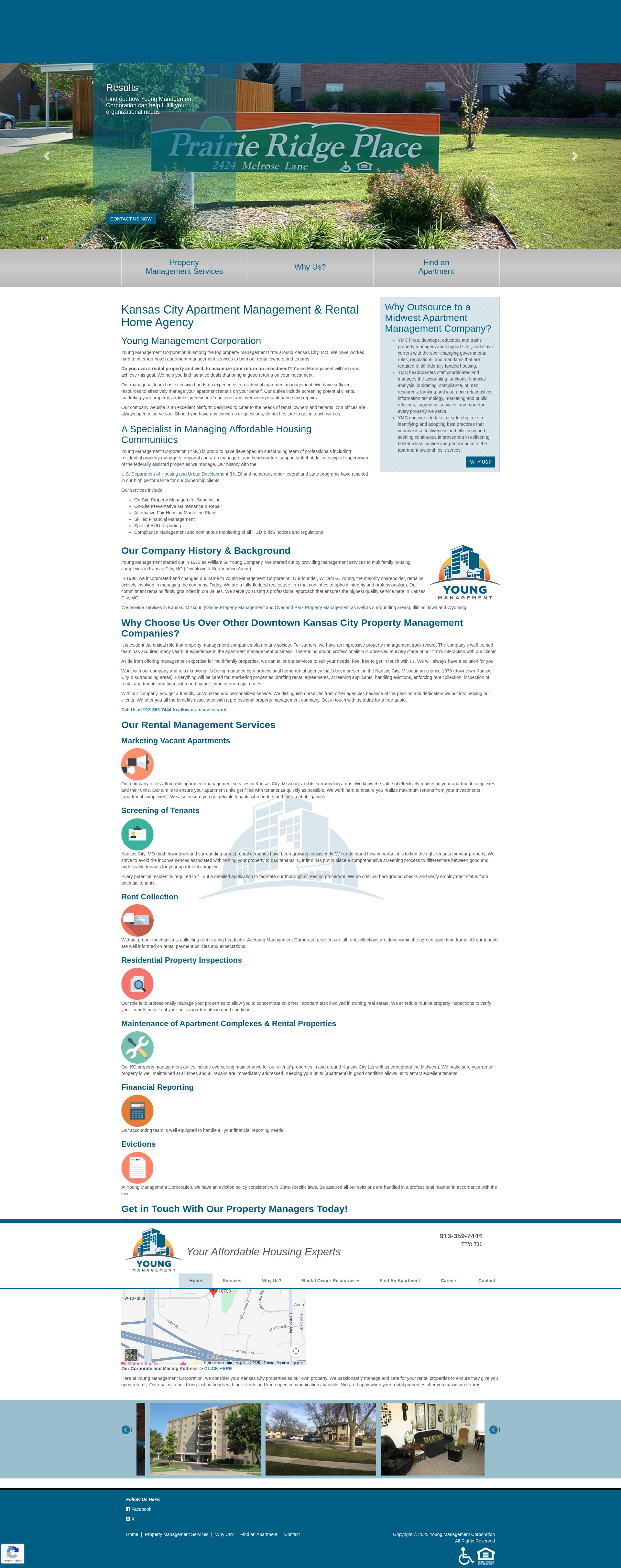 Screenshot of ymcorp.com