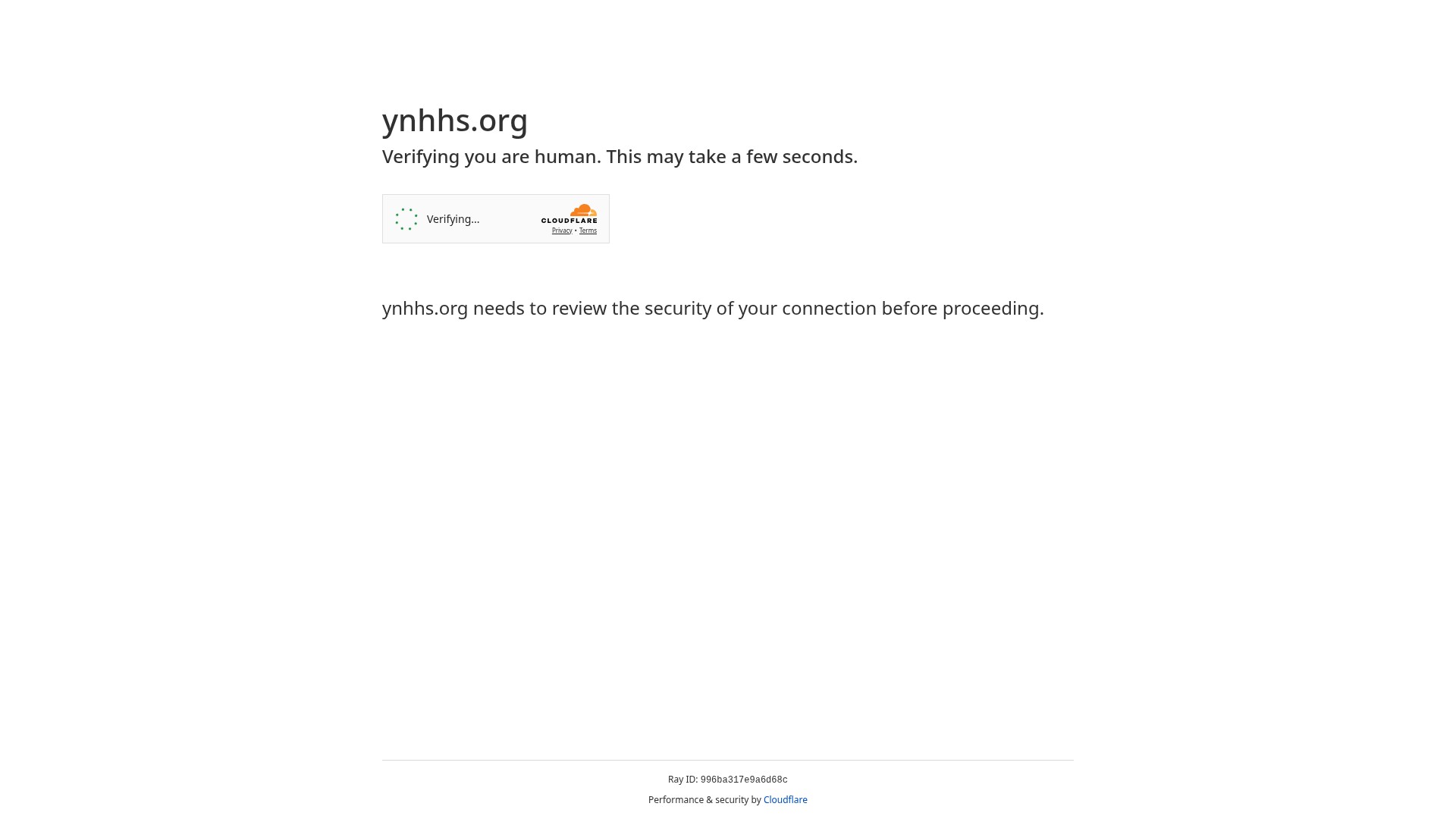 Screenshot of ynhhs.org