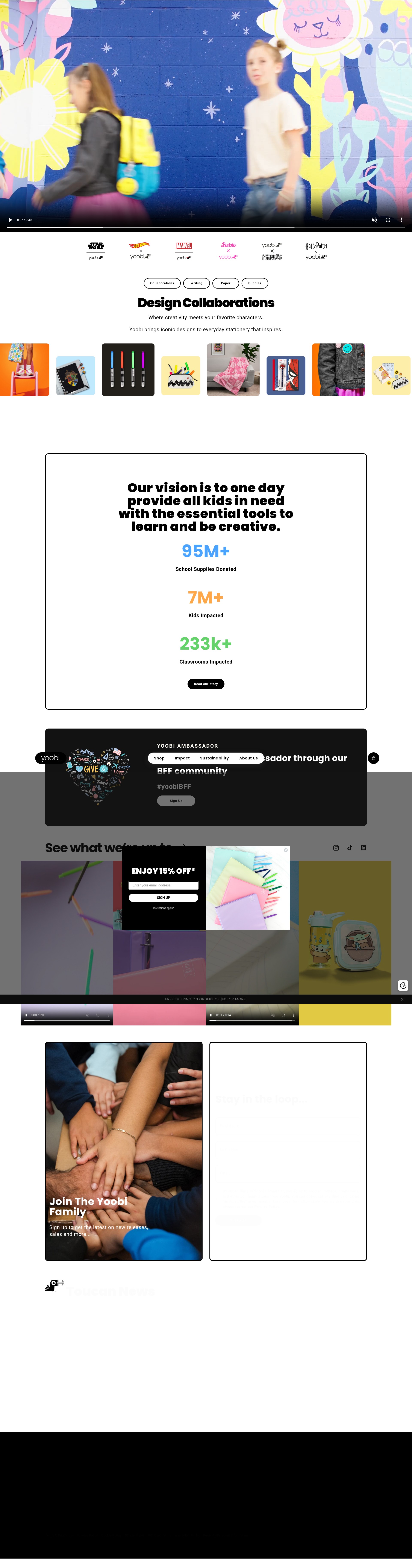 Screenshot of yoobi.com