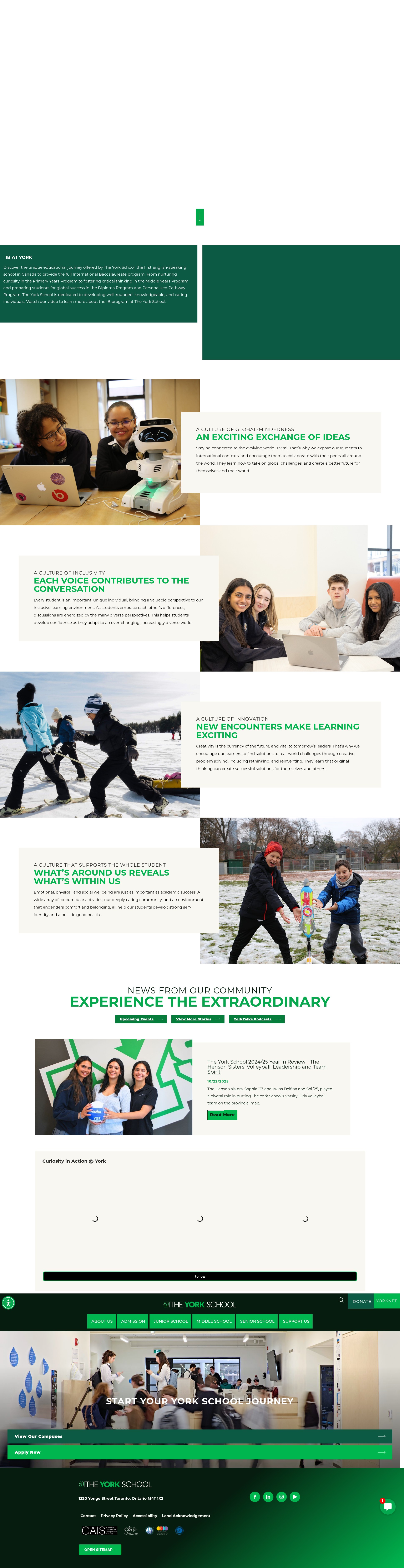 Screenshot of yorkschool.com