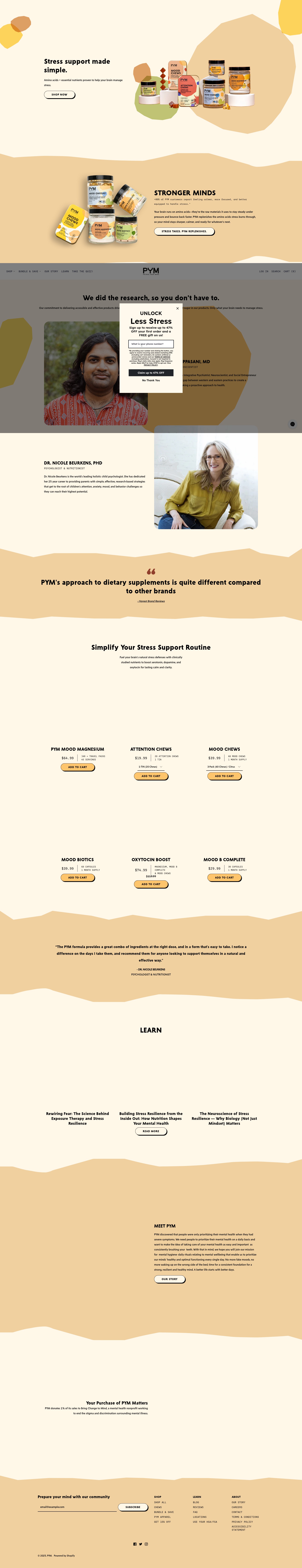 Screenshot of youcanpym.com