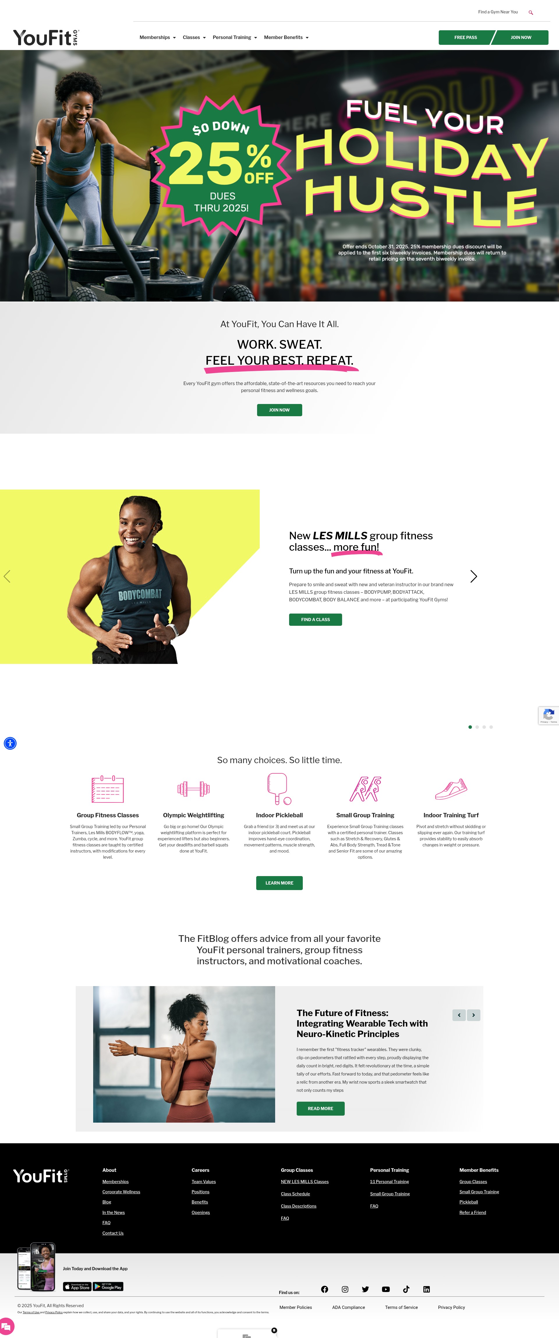 Screenshot of youfit.com