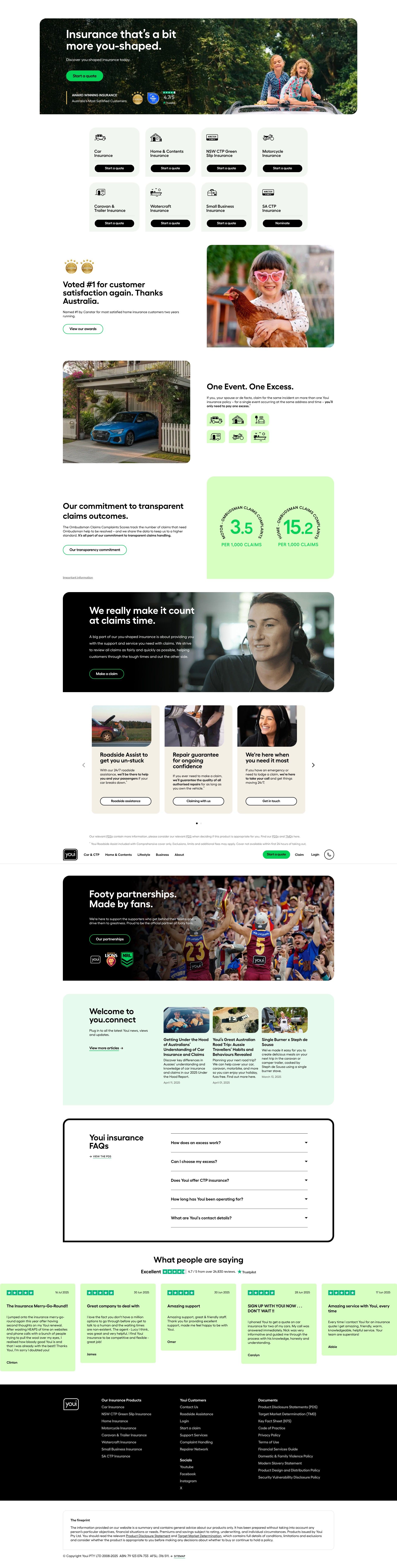 Screenshot of youi.com.au