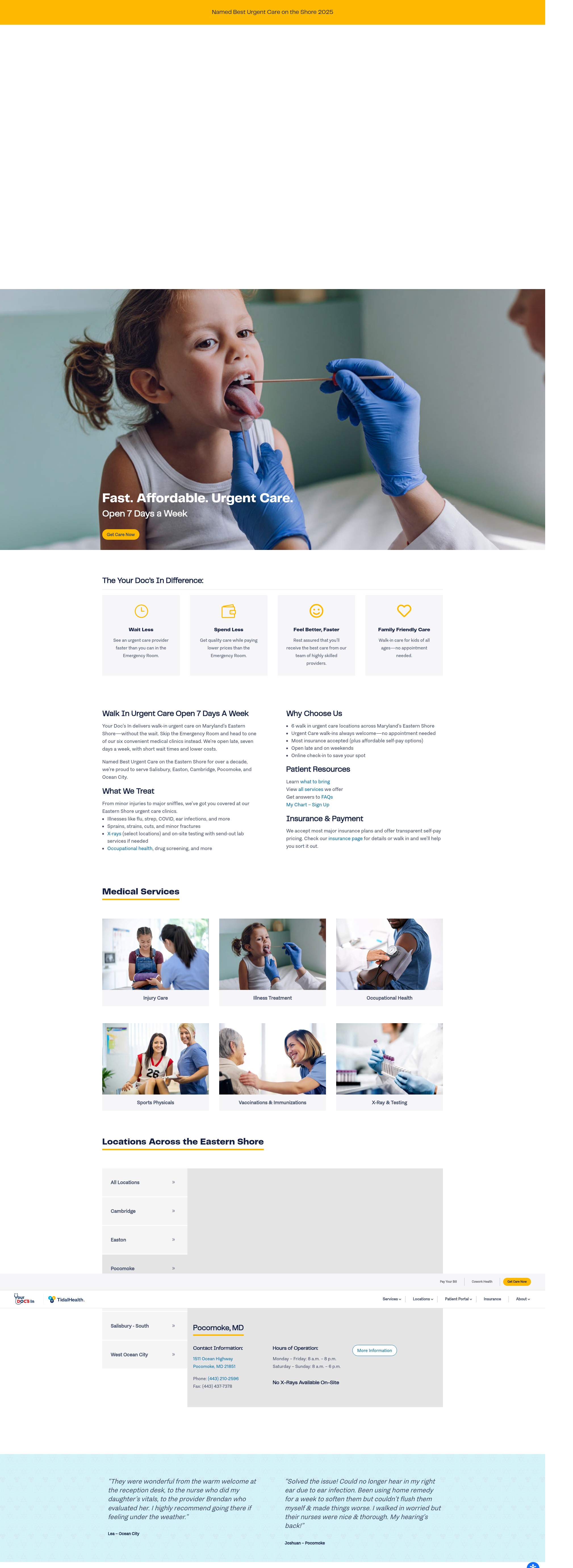 Screenshot of yourdocsin.com