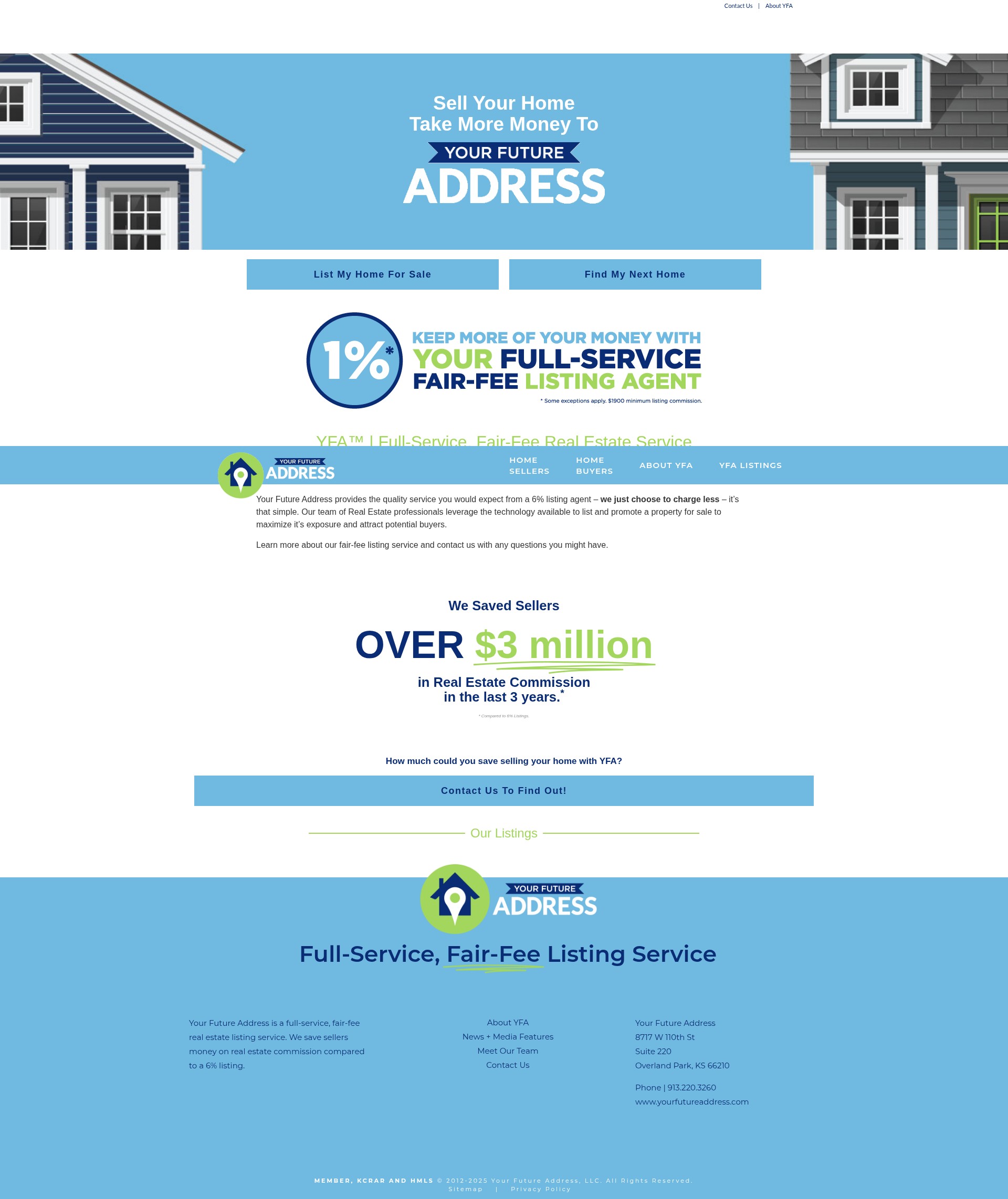 Screenshot of yourfutureaddress.com