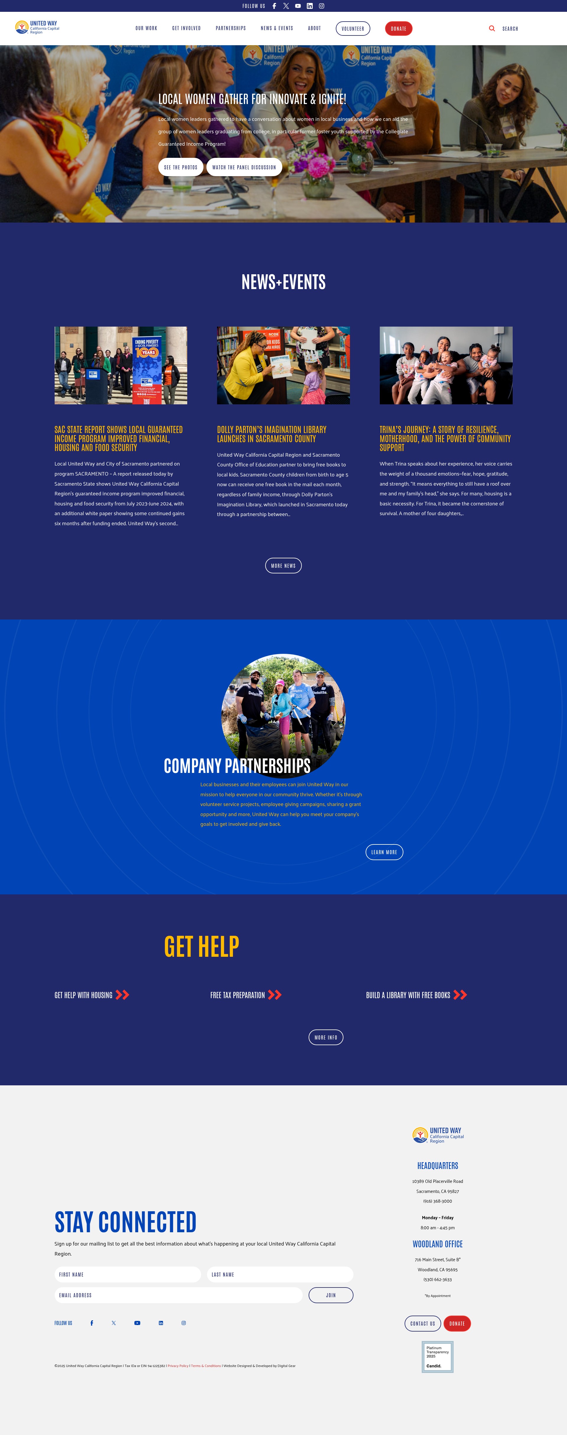 Screenshot of yourlocalunitedway.org