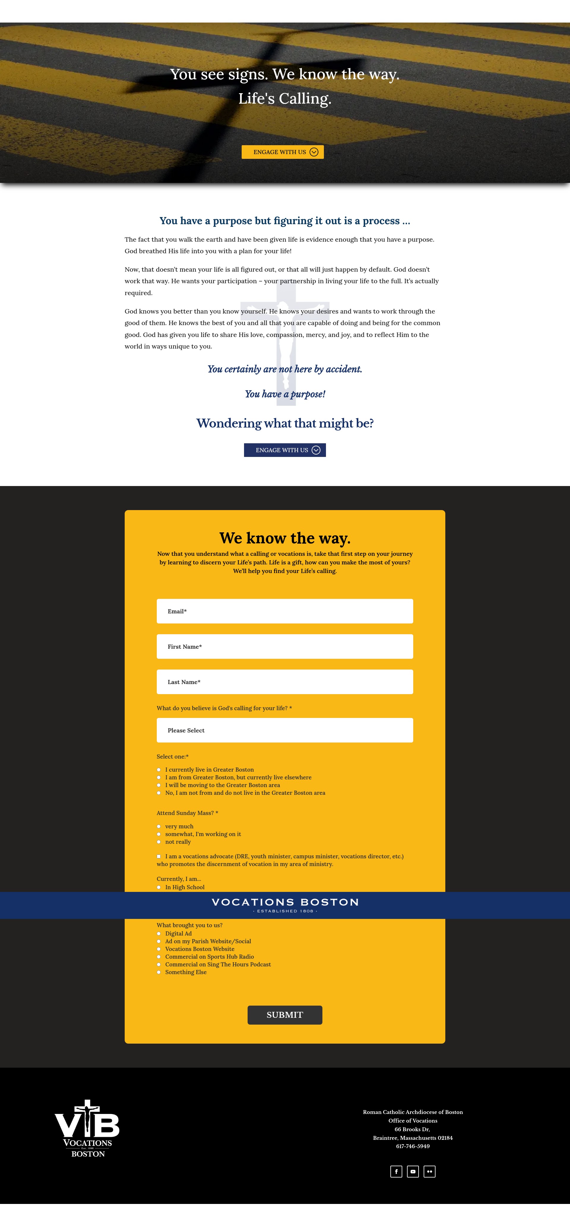 Screenshot of youseethesigns.org