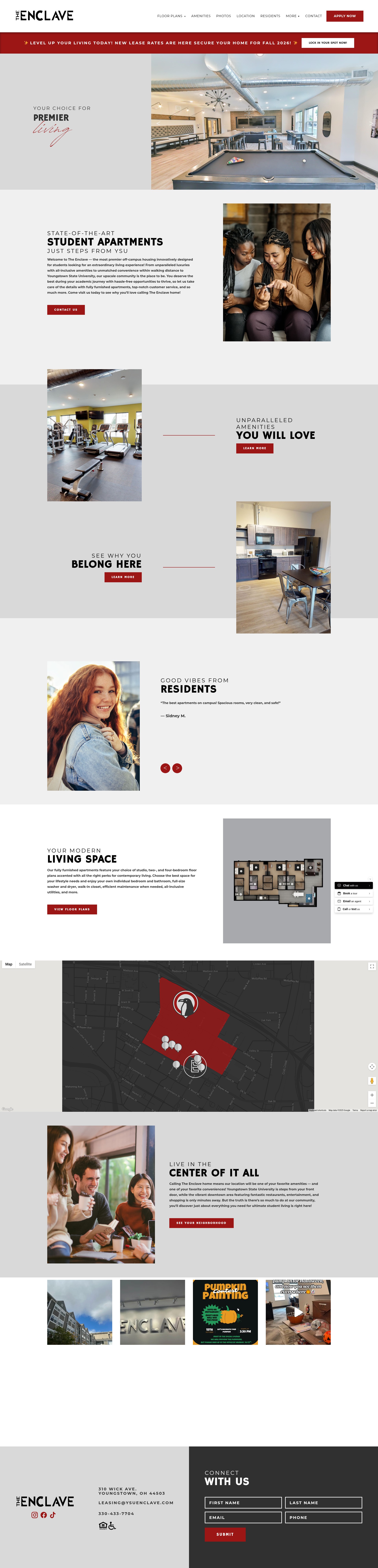 Screenshot of ysuenclave.com