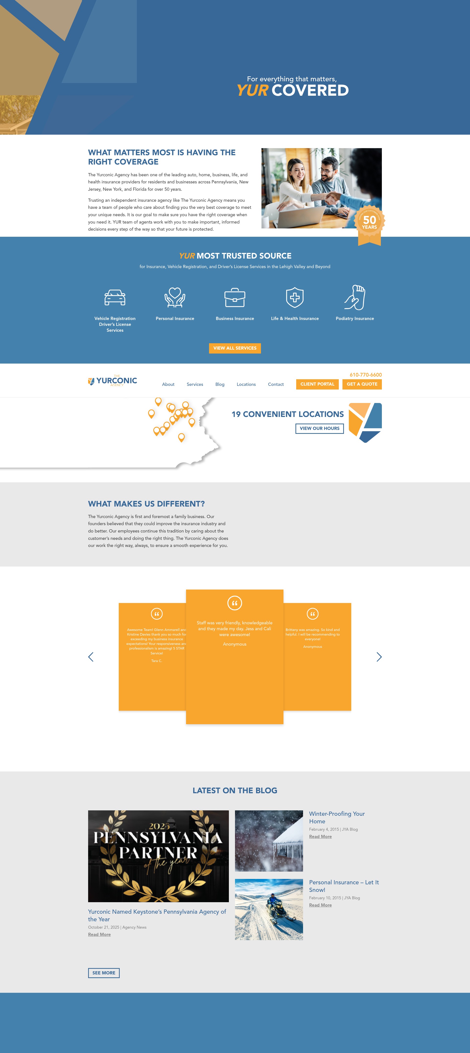 Screenshot of yurconic.com