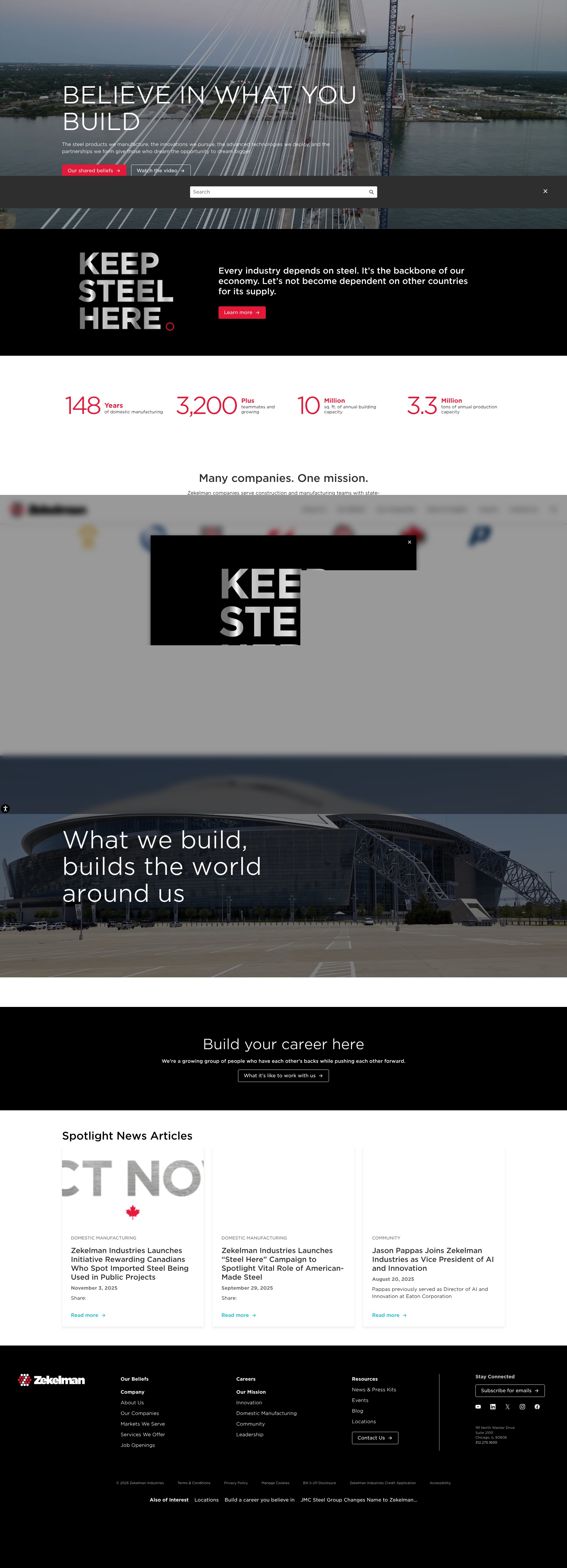 Screenshot of zekelman.com
