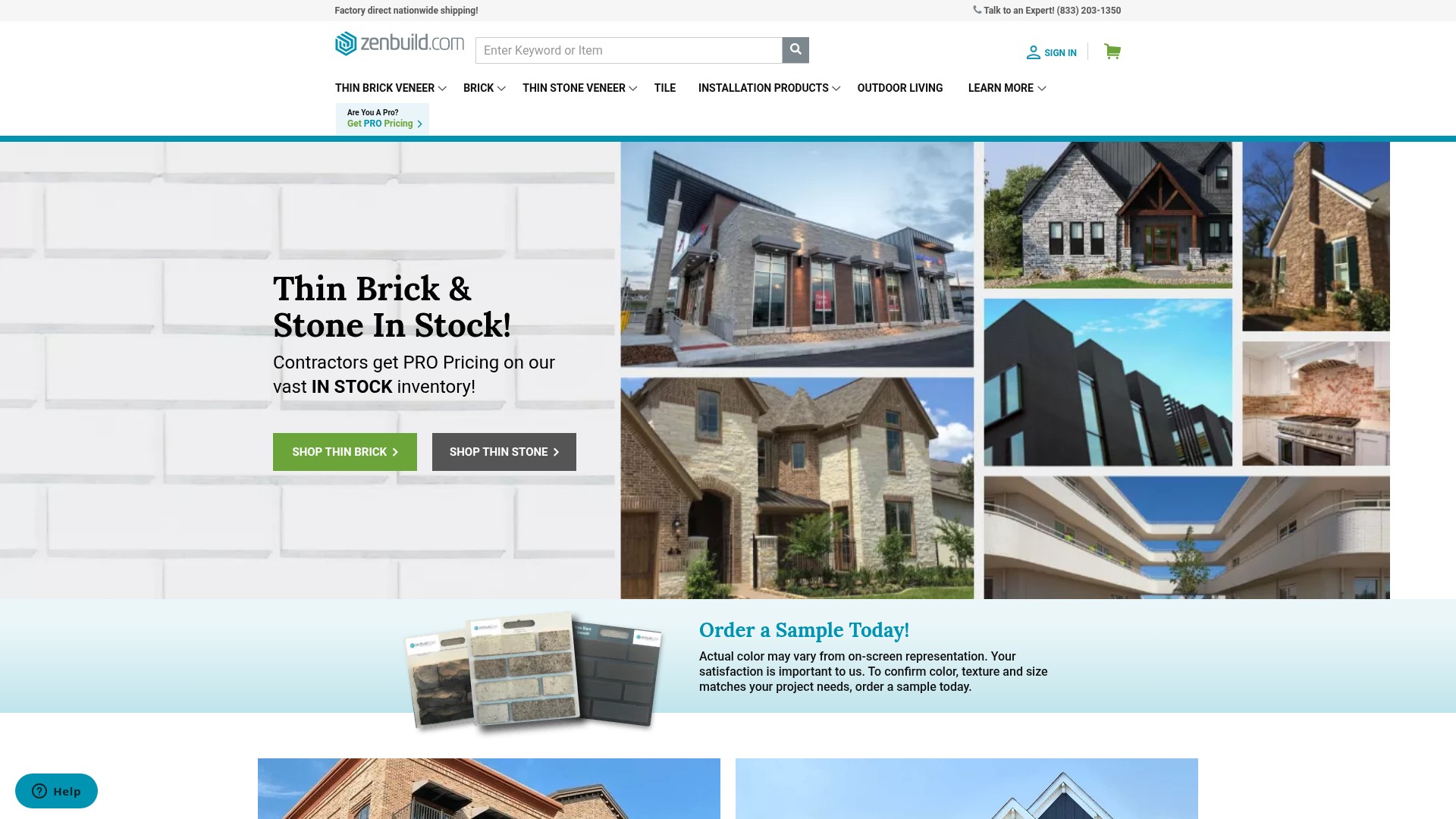 Screenshot of zenbuild.com