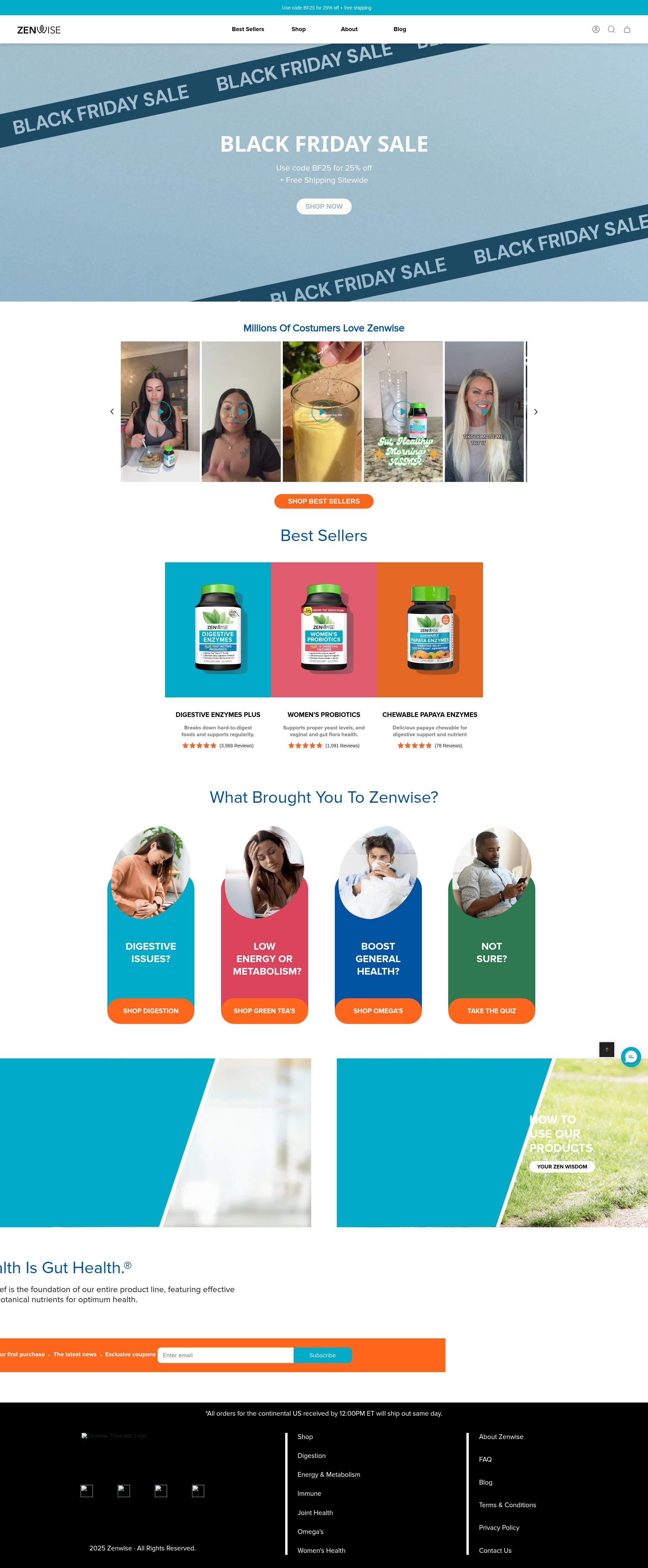 Screenshot of zenwise.com
