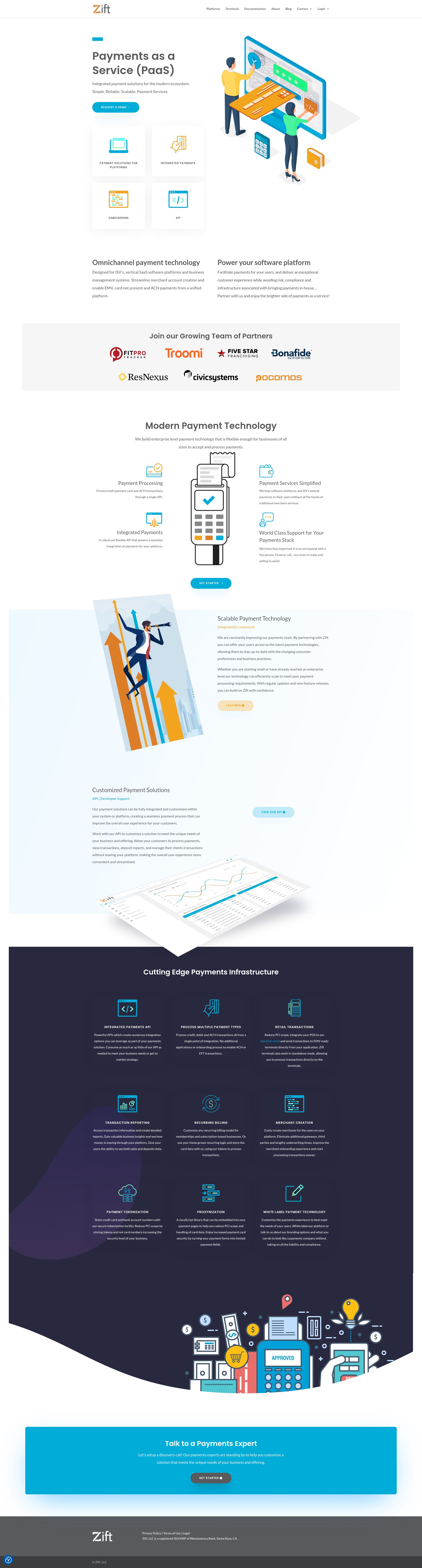 Screenshot of zift.io