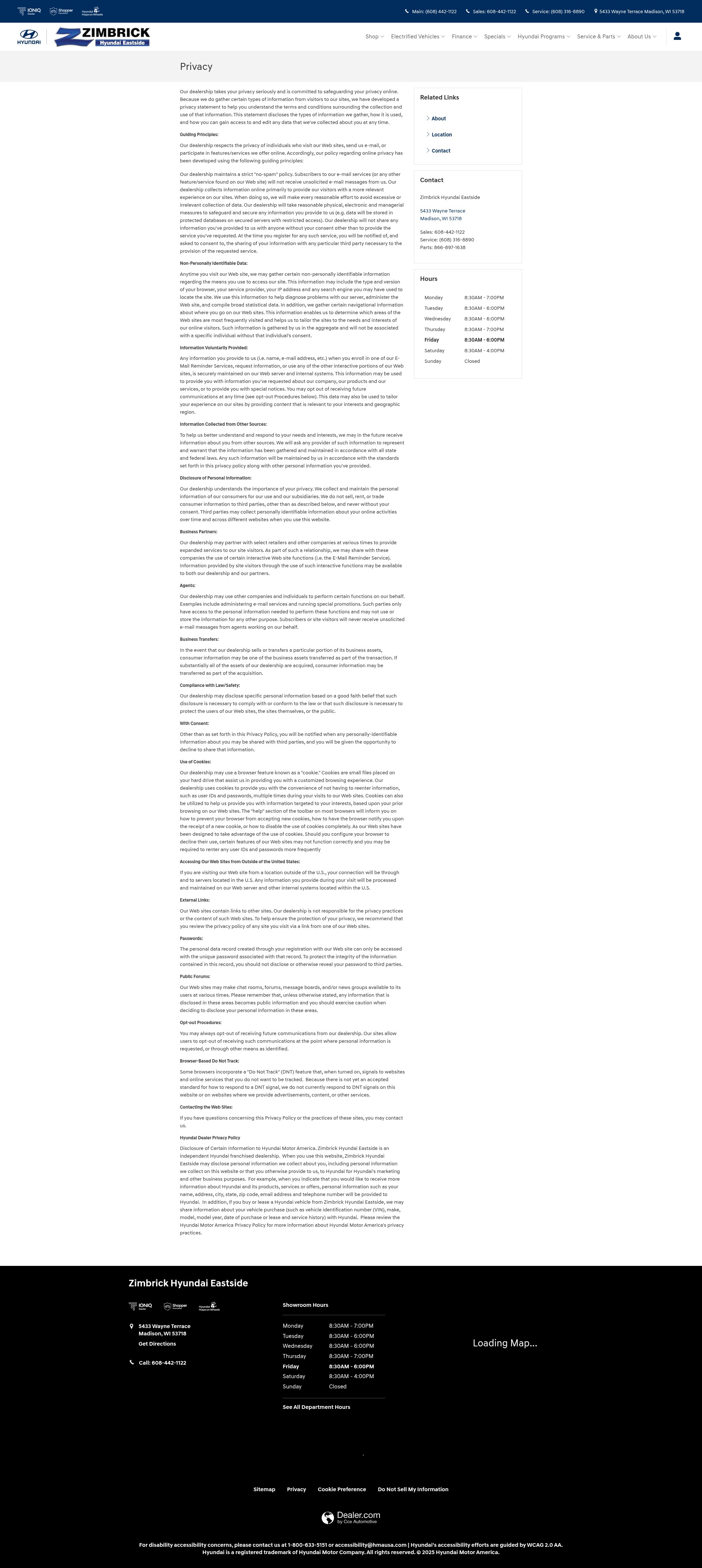 Screenshot of zimbrickhyundaieastside.com