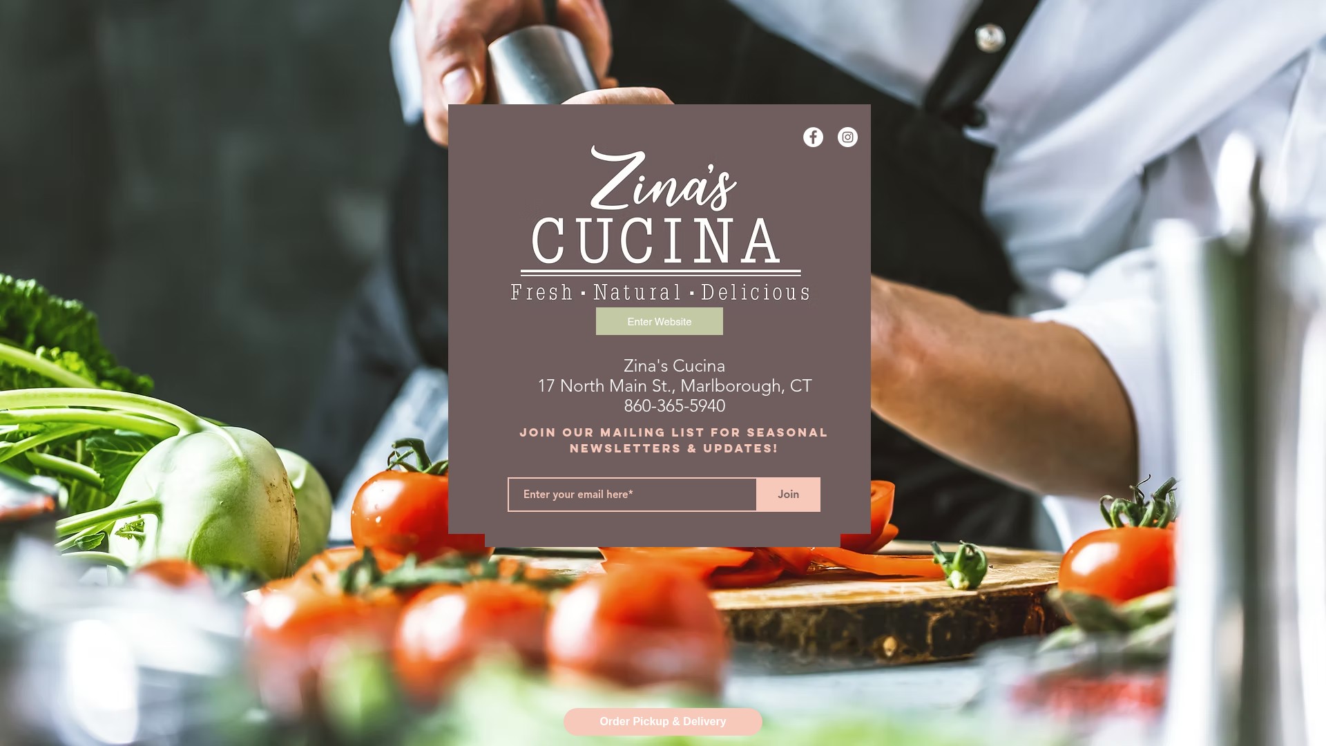 Screenshot of zinascucina.com