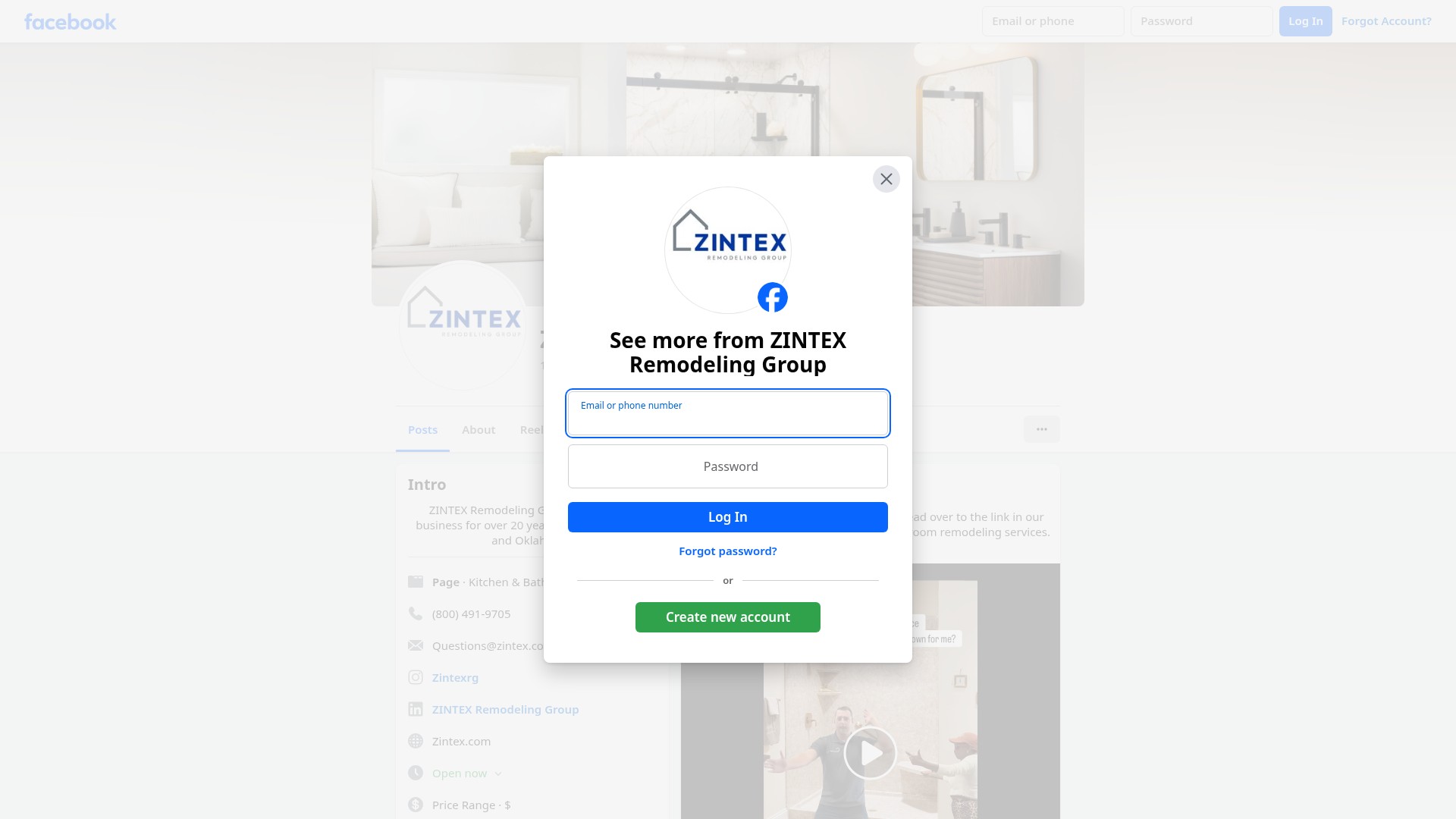 Screenshot of zintex.com
