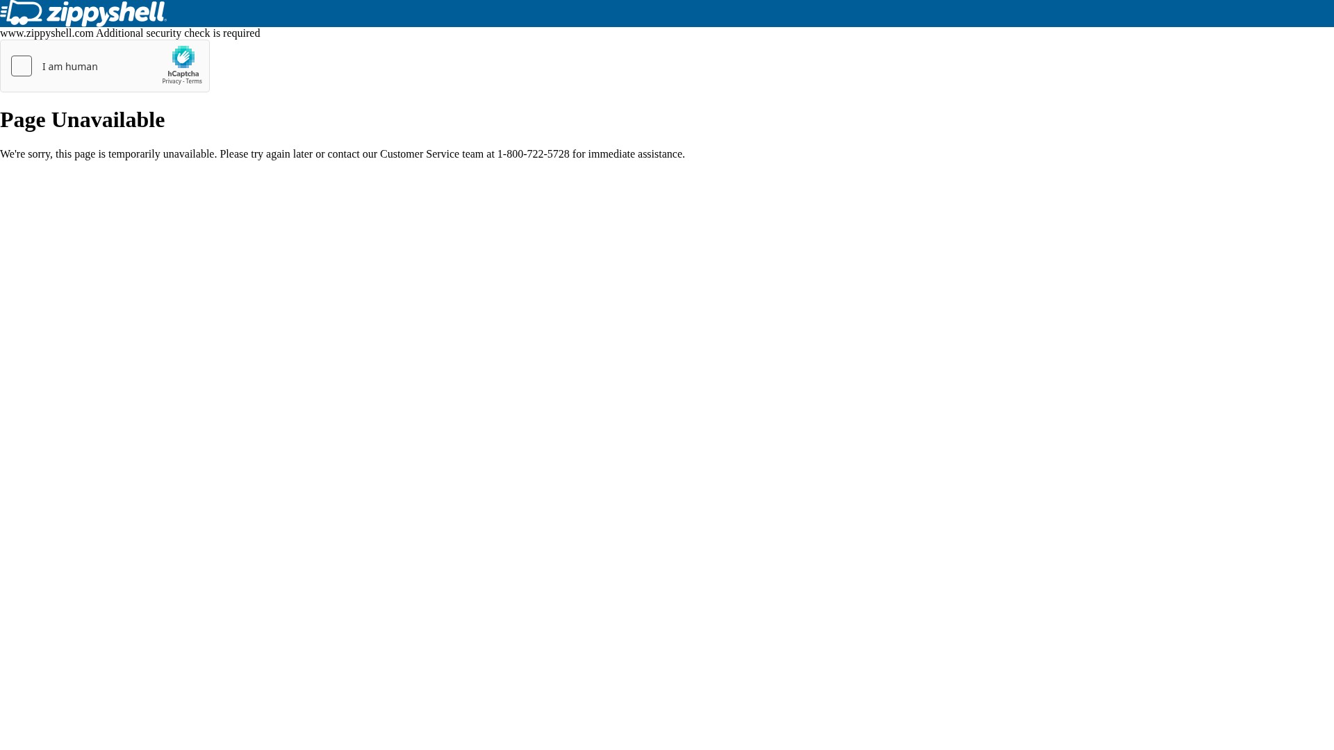 Screenshot of zippyshell.com