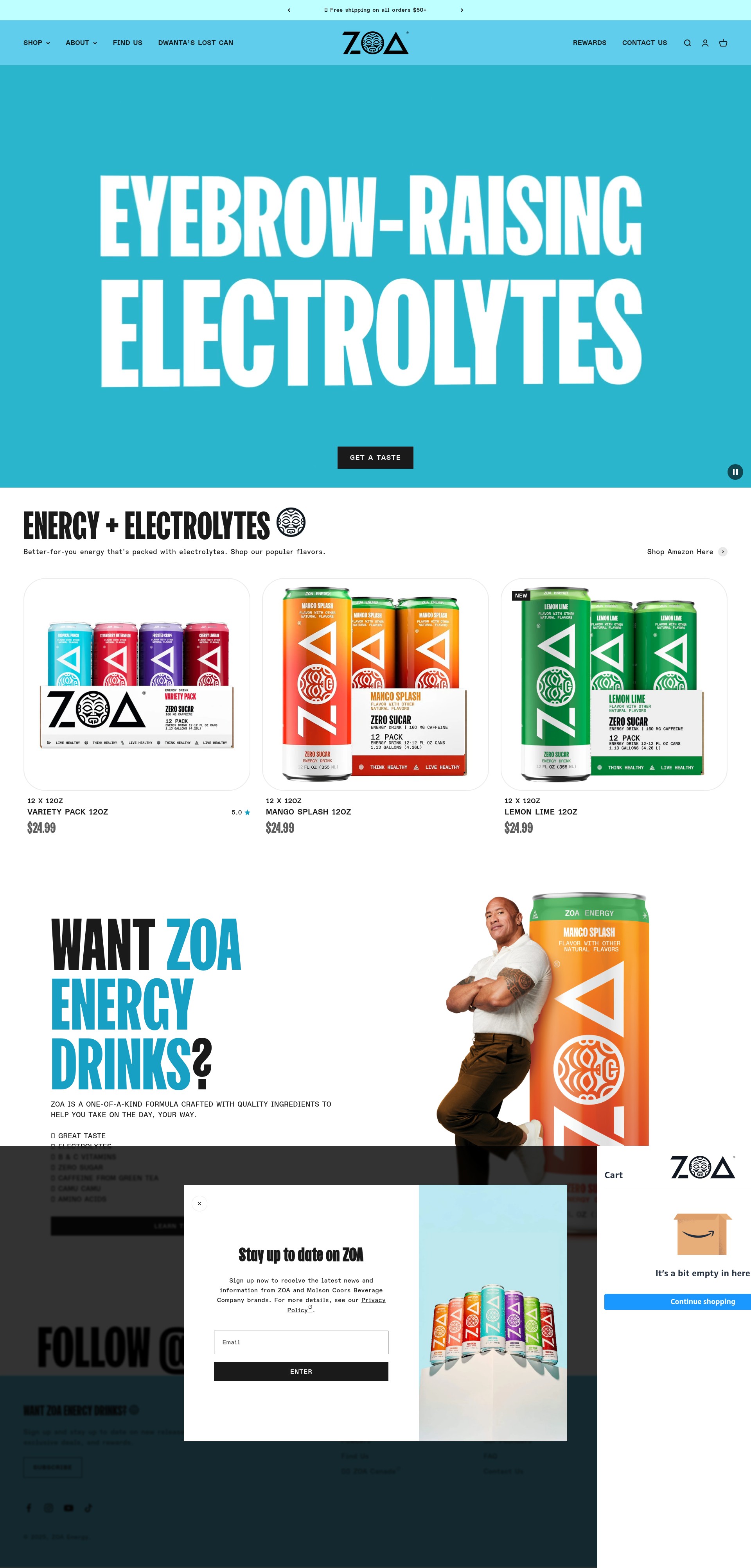 Screenshot of zoaenergy.com