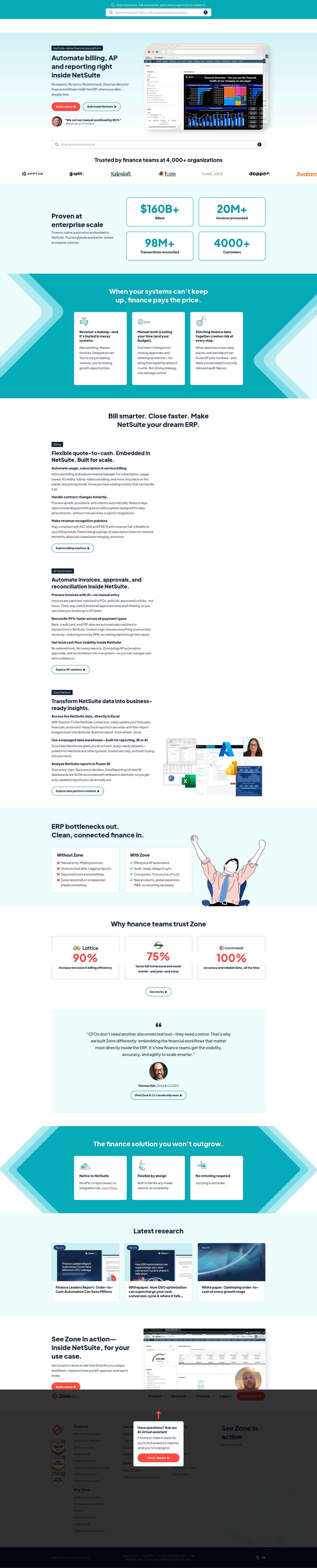 Screenshot of zoneandco.com