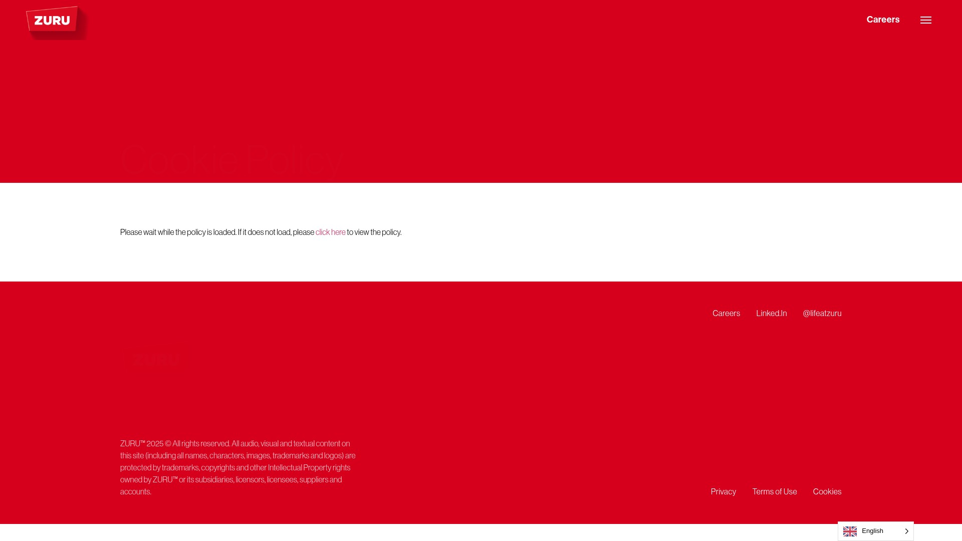 Screenshot of zuru.com