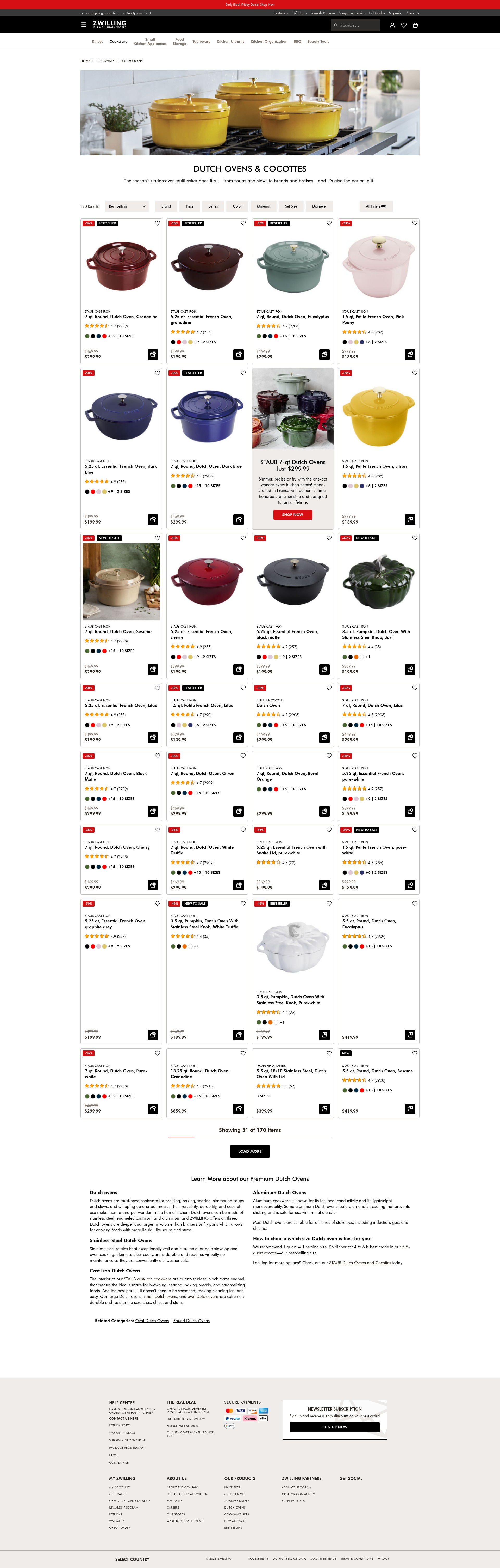 Screenshot of zwilling.com